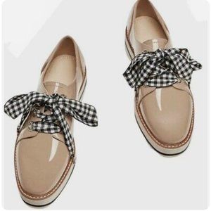 Zara ZARA Oxfords Patent Leather Platform